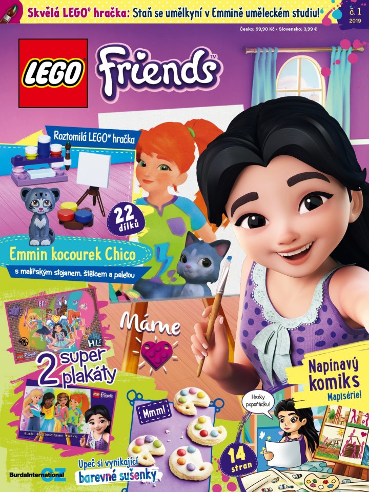titulní strana časopisu LEGO® Friends a jeho předplatné