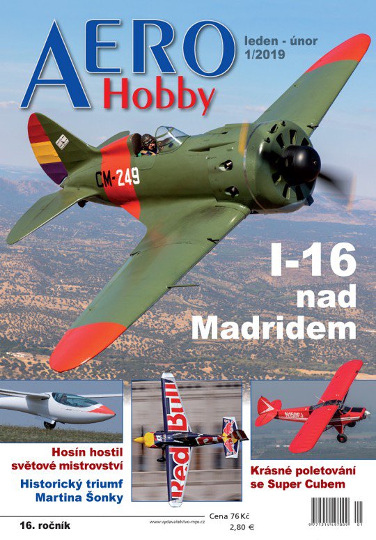 titulní strana časopisu Aero Hobby a jeho předplatné