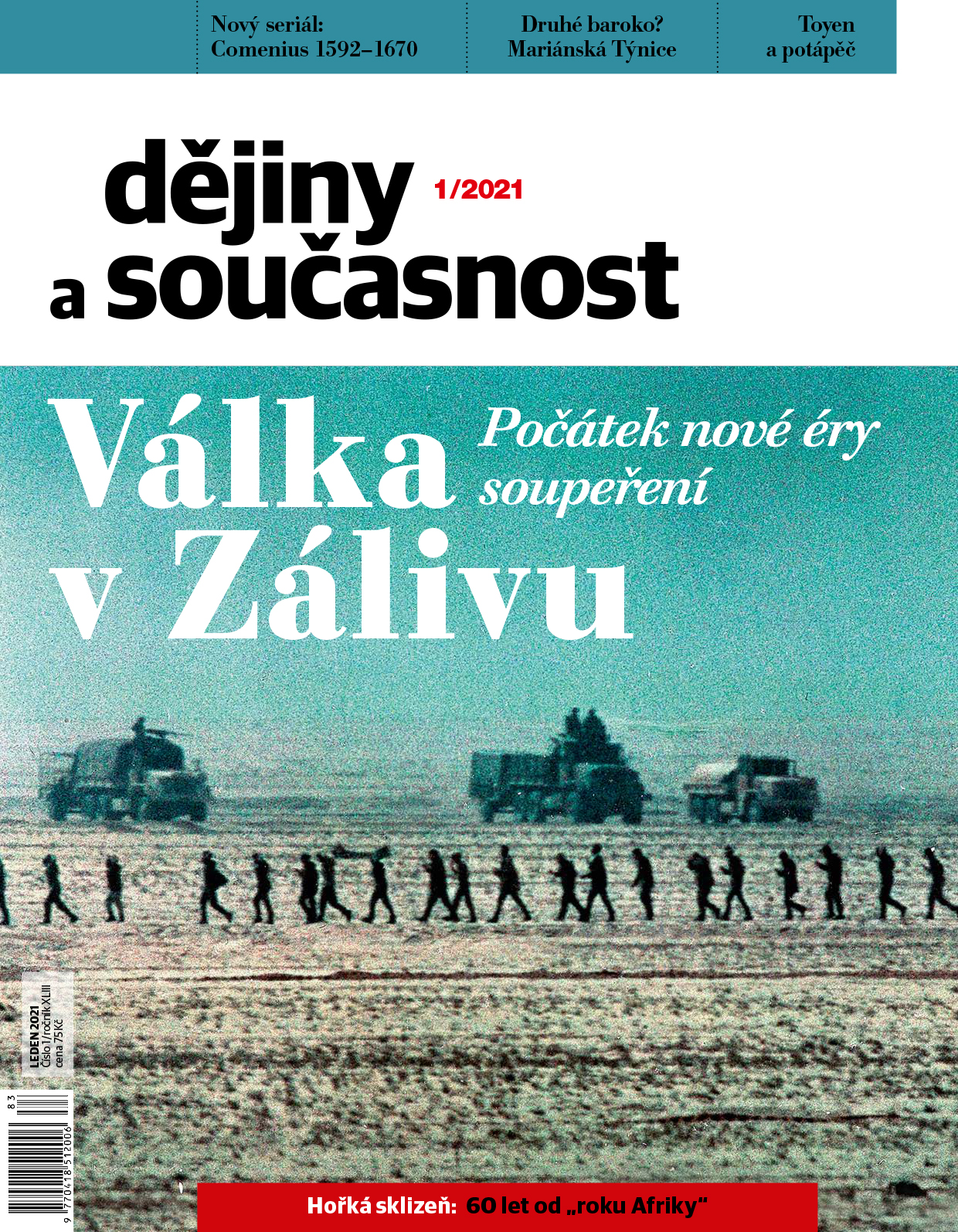 titulní strana časopisu Dějiny a současnost 2021//1