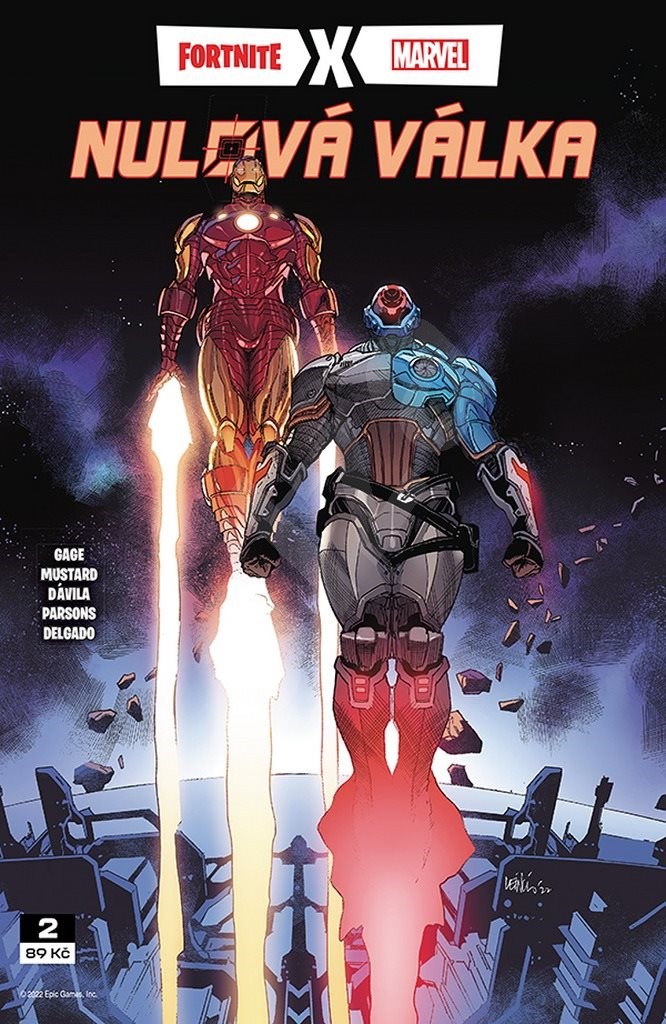 titulní strana časopisu Fortnite x Marvel: Nulová válka 2022//2