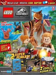 titulní strana časopisu LEGO® Jurassic World™ 2023//3