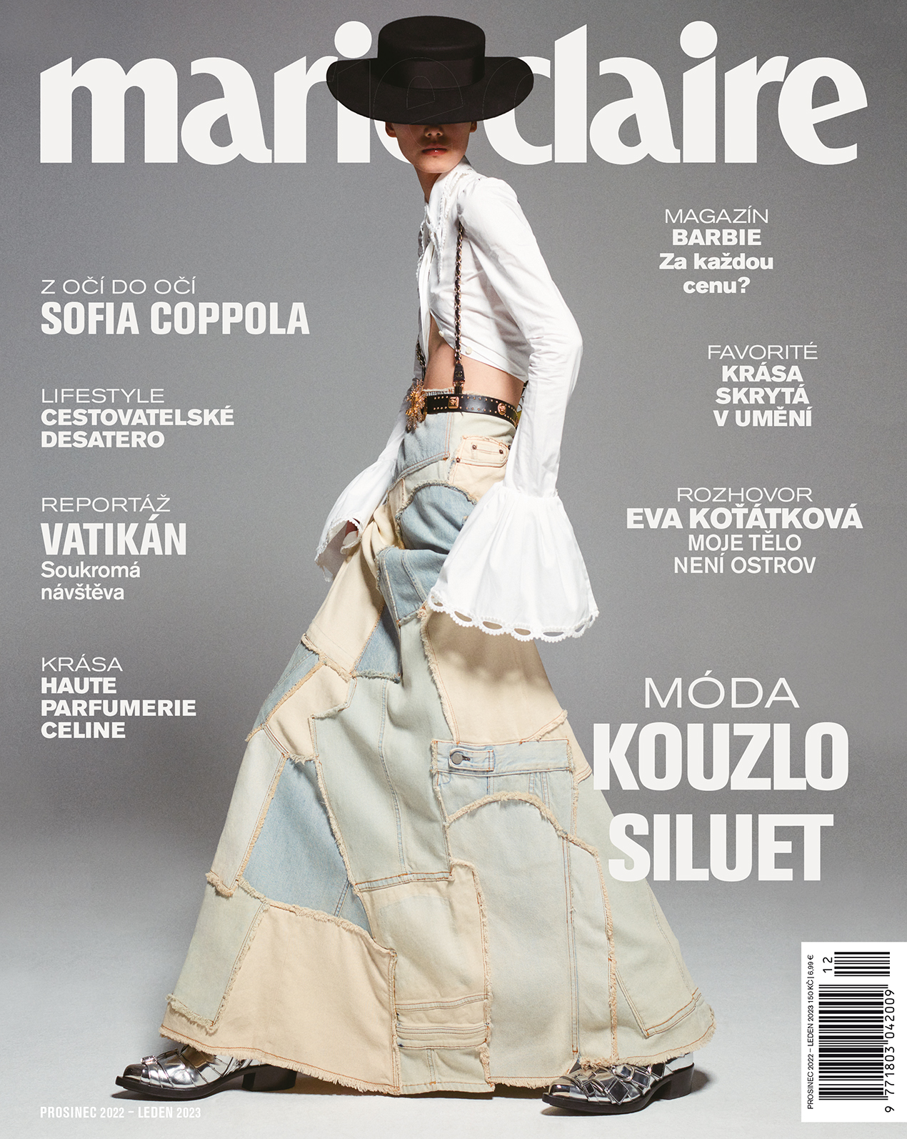 titulní strana časopisu Marie Claire 2022//12