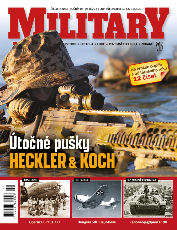 titulní strana časopisu Military revue 2023//1