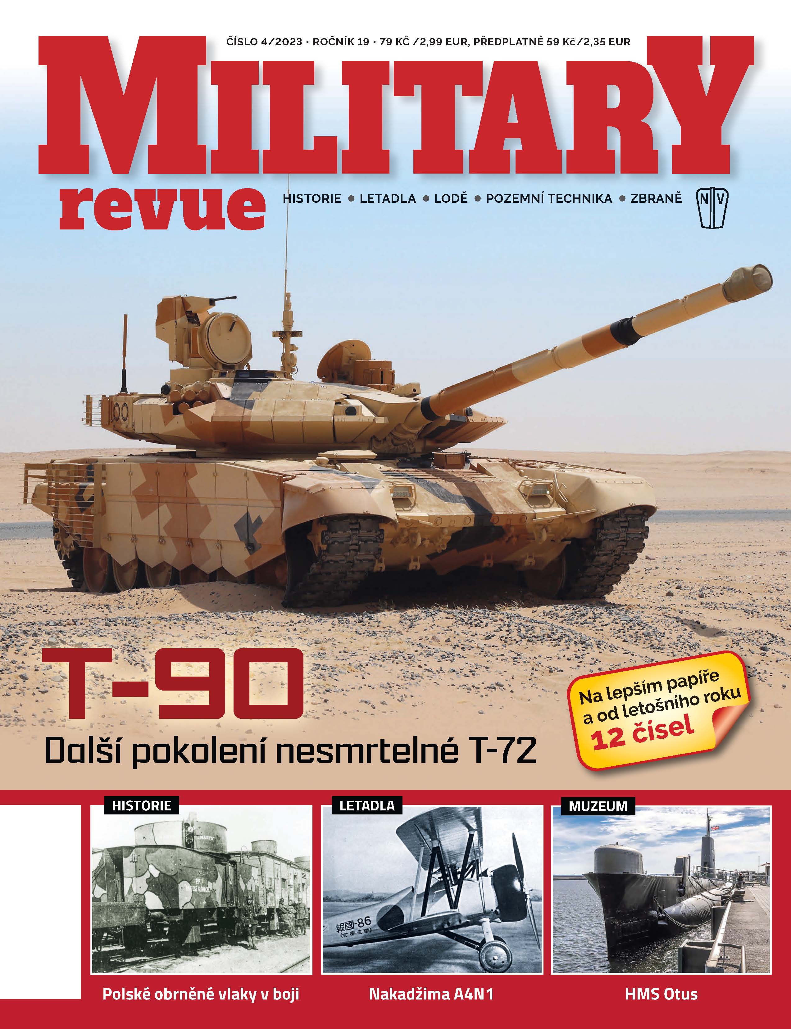 titulní strana časopisu Military revue 2023//4