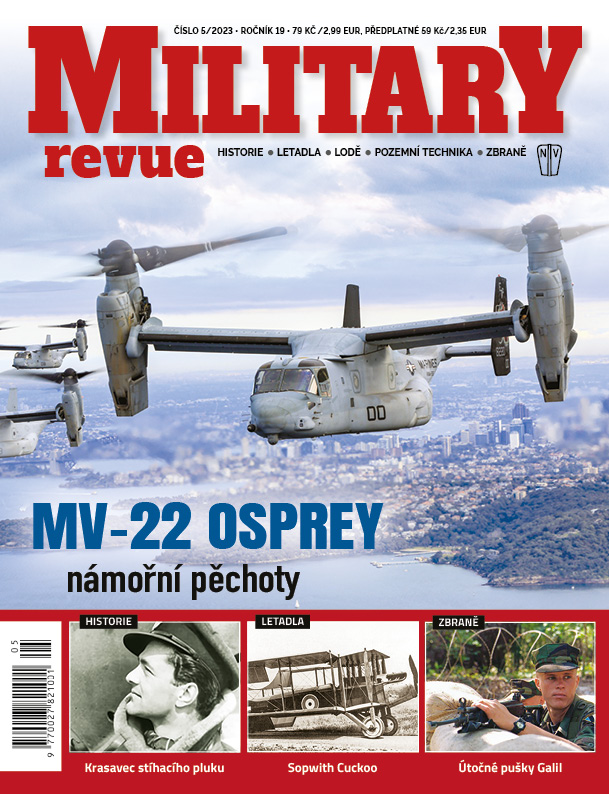 titulní strana časopisu Military revue 2023//5