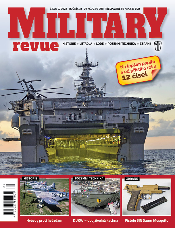 titulní strana časopisu Military revue 2022//9