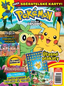 titulní strana časopisu Pokémon (Egmont) 2024//1
