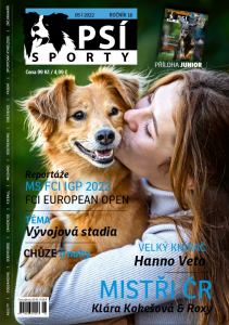 titulní strana časopisu Psí sporty 2022//5