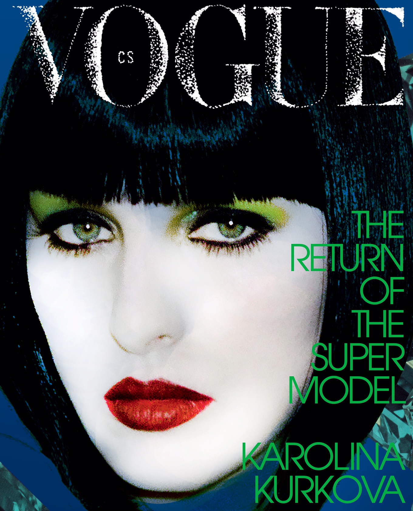 Říjnové vydání Vogue CS s Karolínou Kurkovou