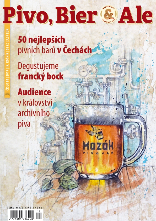 titulní strana časopisu Pivo, Bier & Ale a jeho předplatné