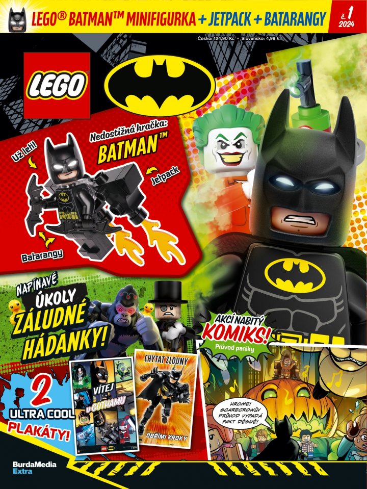 titulní strana časopisu LEGO® BATMAN™ a jeho předplatné