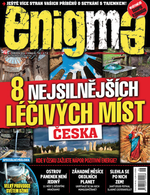 titulní strana časopisu ENIGMA a jeho předplatné