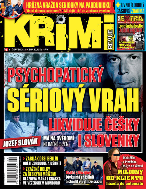 titulní strana časopisu KRIMI revue a jeho předplatné