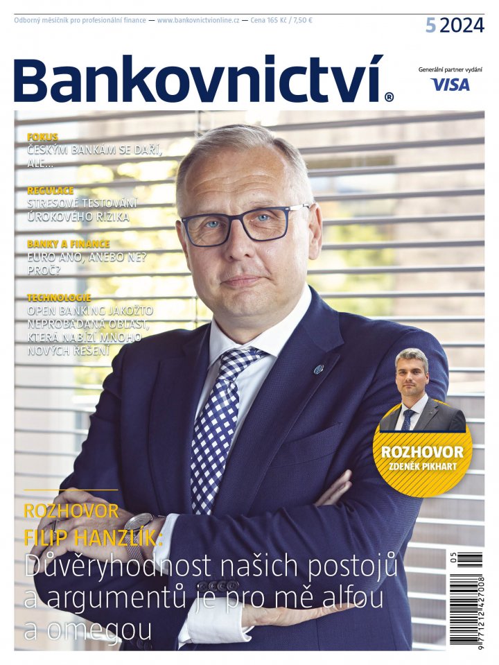 titulní strana časopisu Bankovnictví a jeho předplatné