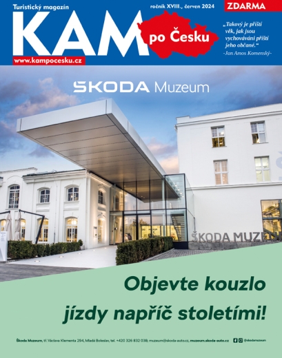titulní strana časopisu KAM po Česku a jeho předplatné