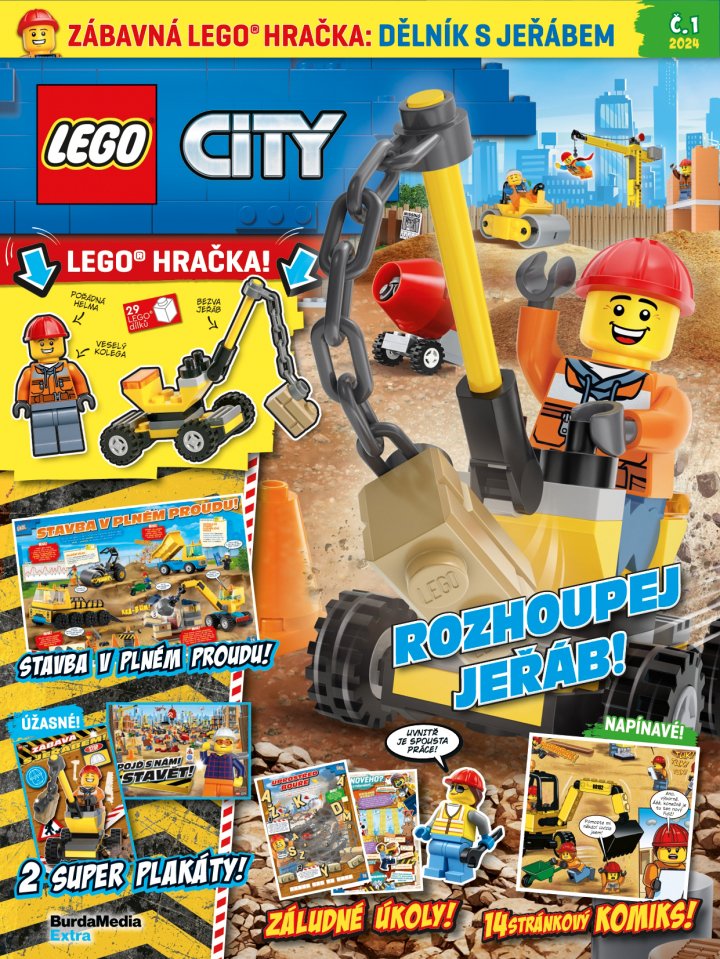 titulní strana časopisu LEGO® City a jeho předplatné