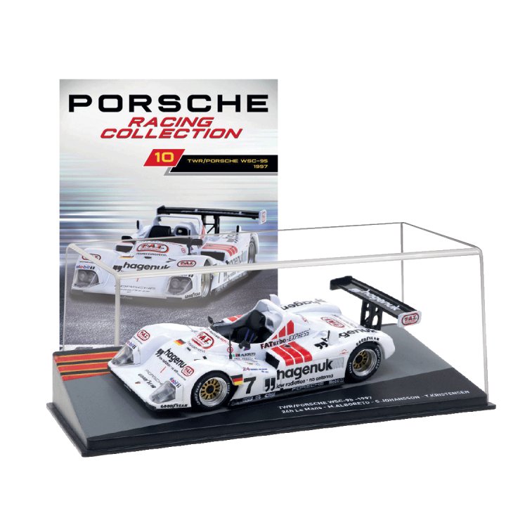 titulní strana časopisu Porsche Racing Collection a jeho předplatné
