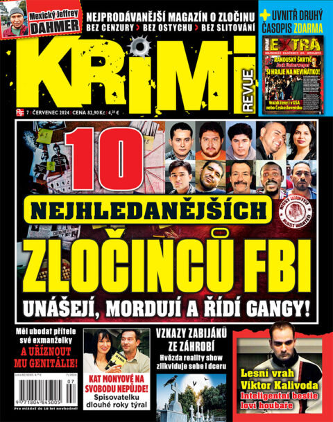 titulní strana časopisu KRIMI revue a jeho předplatné