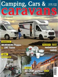 obálka časopisu Camping, Cars & Caravans