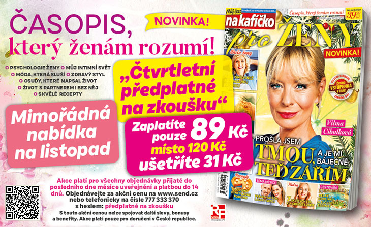 promo předplatného časopisů