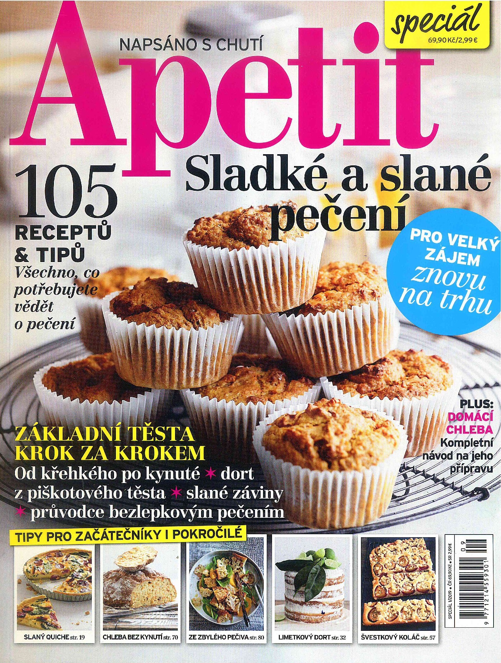 obálka časopisu Apetit speciál Sladké a slané pečení 2019