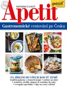 obálka časopisu Apetit speciál Gastronomické cestování po Česku 2022
