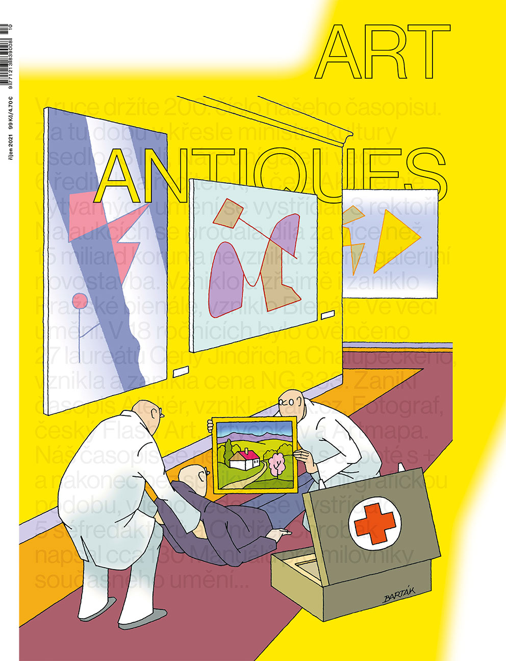 obálka časopisu ART ANTIQUES 10/2021