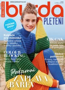 obálka časopisu Burda Pletení 2/2025