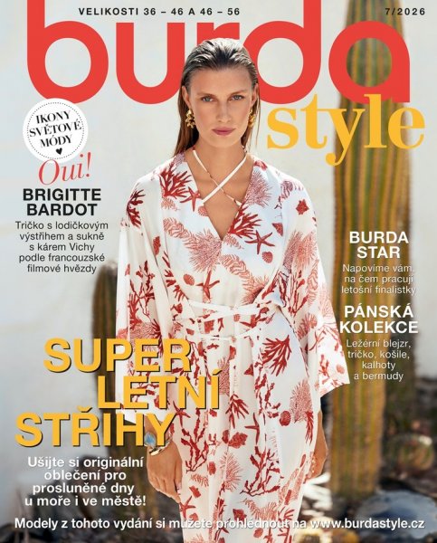 obálka časopisu Burda Style 7/2026
