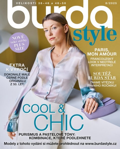 obálka časopisu Burda Style 8/2025