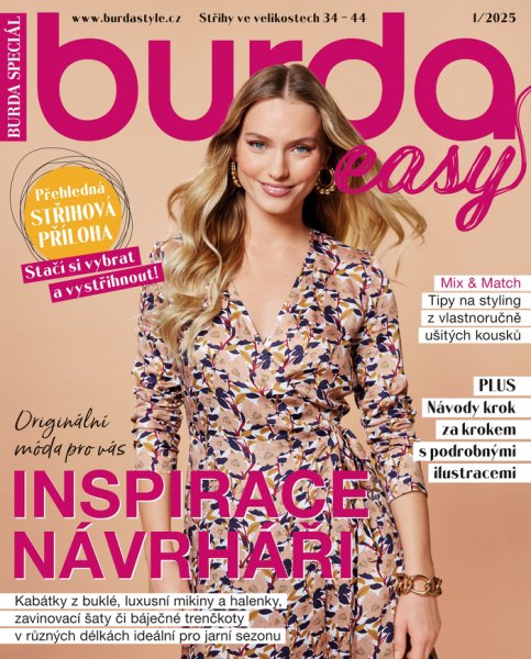 obálka časopisu Burda Style Easy 1/2025