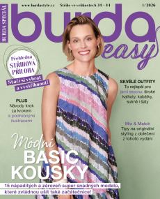 obálka časopisu Burda Style Easy 1/2026