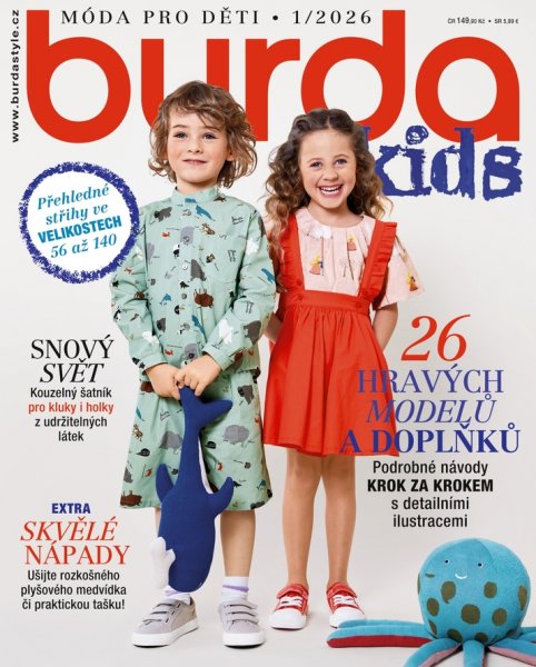 obálka časopisu Burda Style speciál Burda speciál 2026/04 – Kids 2026/01