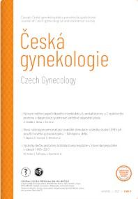 titulní strana časopisu Česká gynekologie 2024//2