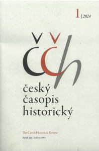 obálka časopisu Český časopis historický 1/2024