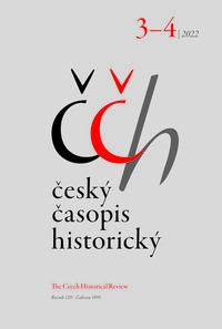 obálka časopisu Český časopis historický 3 -4/2022