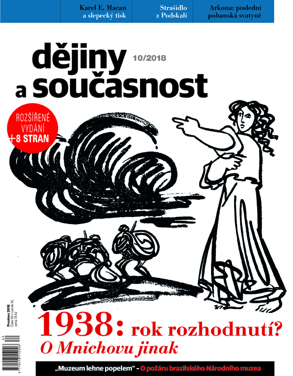 obálka časopisu Dějiny a současnost 10/18 - 1938: rok rozhodnutí?