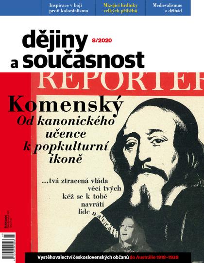 obálka časopisu Dějiny a současnost 8/2020 - Komenský
