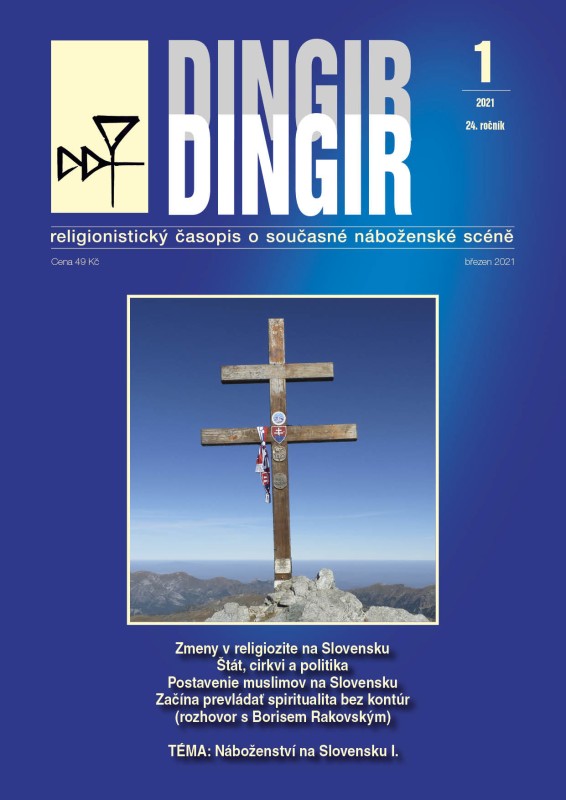 obálka časopisu DINGIR 1/2021