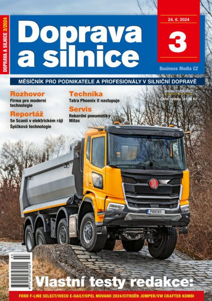 obálka časopisu Doprava a silnice 3/2024