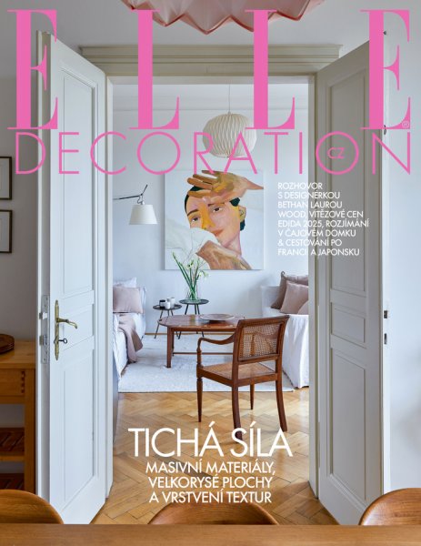 obálka časopisu Elle Decoration 1/2025
