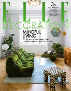 titulní strana časopisu Elle Decoration 2024//1