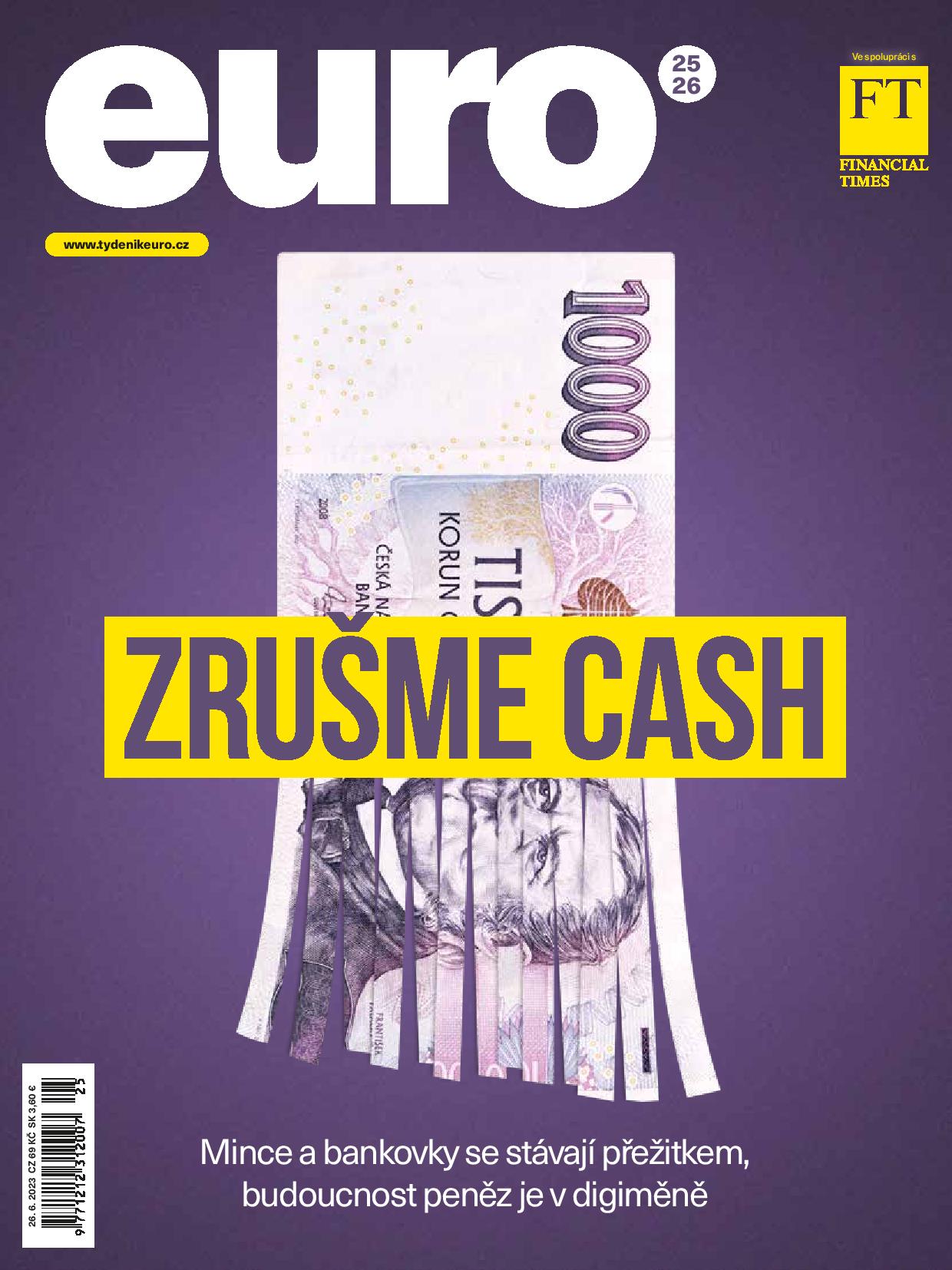 obálka časopisu EURO 25-26/2023