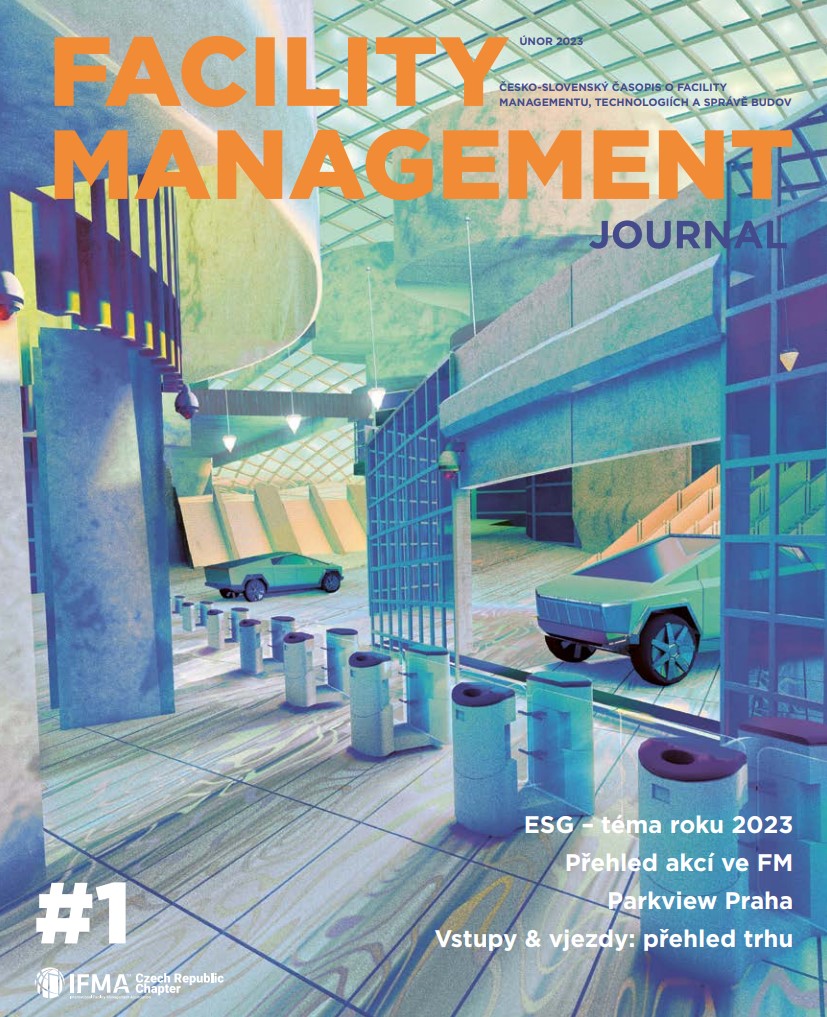 obálka časopisu Facility Management Journal 1/2023