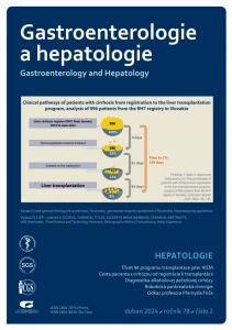 obálka časopisu Gastroenterologie a hepatologie 2/2024