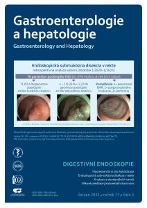 titulní strana časopisu Gastroenterologie a hepatologie 2023//3