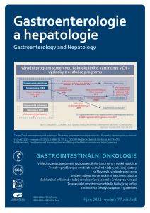 obálka časopisu Gastroenterologie a hepatologie 5/2023