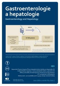 titulní strana časopisu Gastroenterologie a hepatologie 2024//1