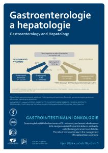 obálka časopisu Gastroenterologie a hepatologie  5/2024