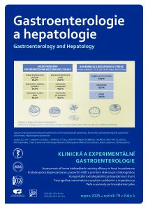 obálka časopisu Gastroenterologie a hepatologie  4/2025